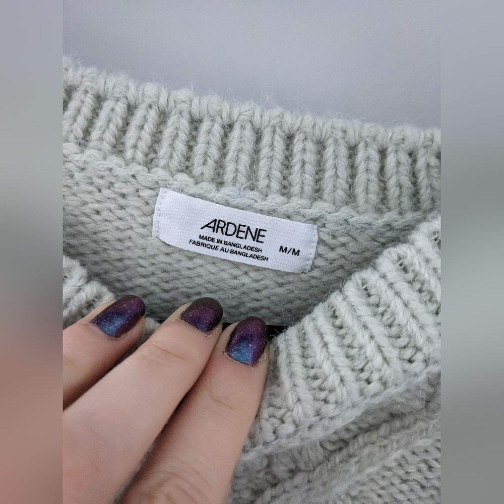 Ardene Women's Cable Knit Sweater - Size US M - Picture 2 of 6